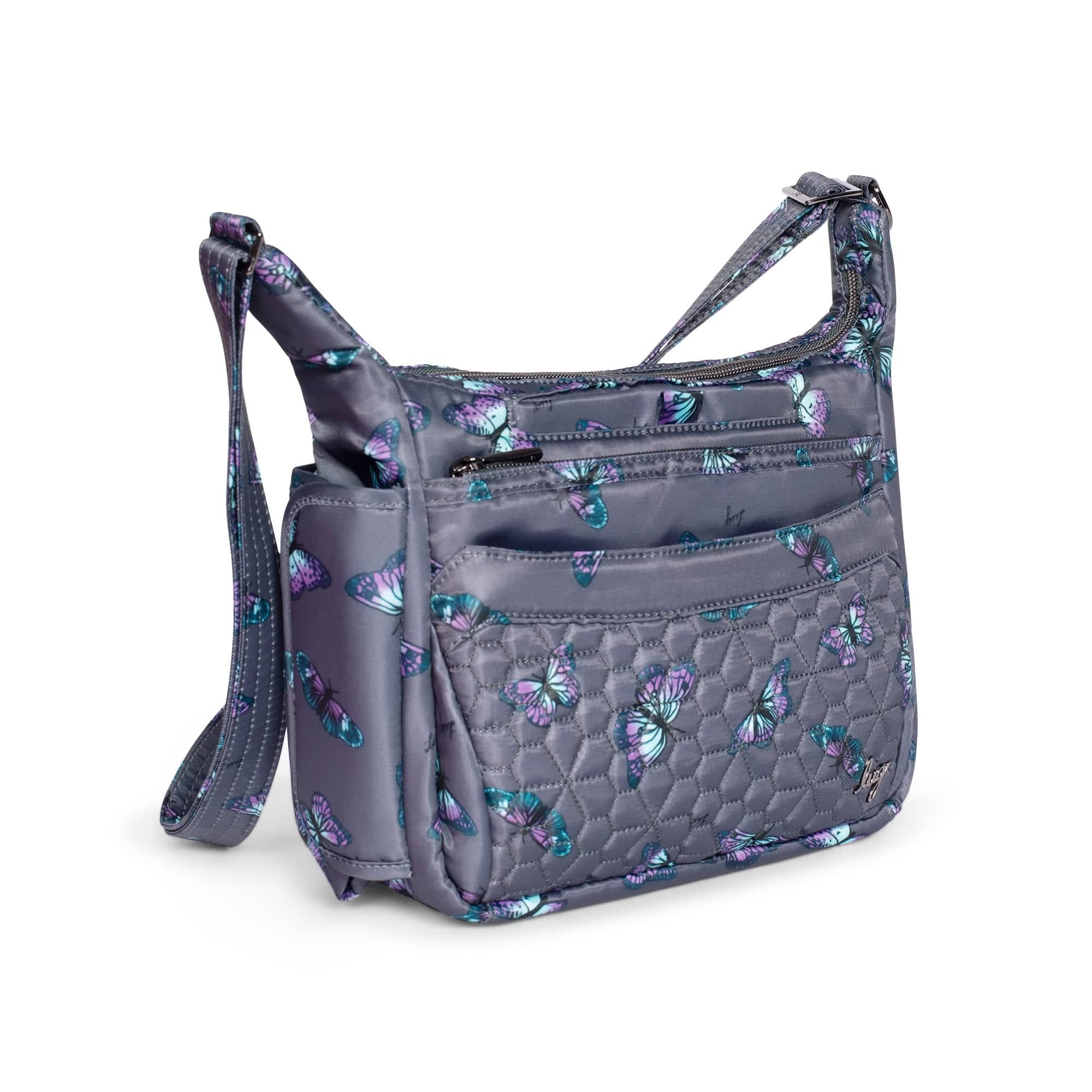 Flutter SE Crossbody Bag - BUTTERFLY GREY - FlutterSE_Butterfley_Grey_02